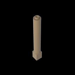 GDS-1326 - Support 1 x 1 x 6 Solid Pillar