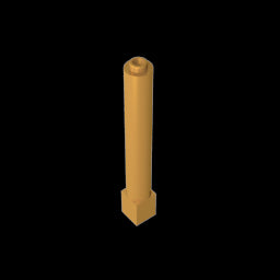 GDS-1326 - Support 1 x 1 x 6 Solid Pillar