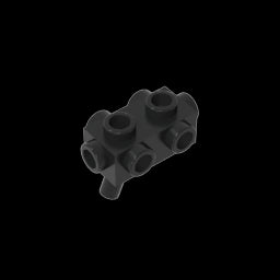 GDS-1337 - Weapon Gun / Blaster 1 x 2 x 2/3 with Studs on Sides and Handle