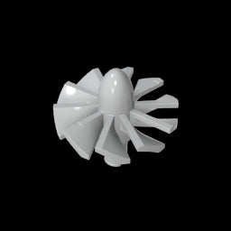 GDS-1339 - Jet Engine Fan with 10 Blades and Technic Pin