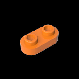 GDS-1403 - Plate Special 1 x 2 Rounded with 2 Open Studs