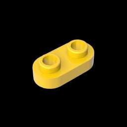 GDS-1403 - Plate Special 1 x 2 Rounded with 2 Open Studs