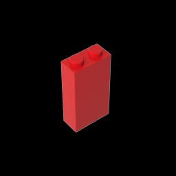 GDS-1405 - Brick 1 x 2 x 3 with Bottom Stud Holder