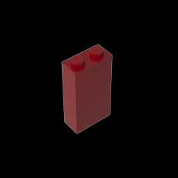 GDS-1405 - Brick 1 x 2 x 3 with Bottom Stud Holder