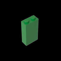 GDS-1405 - Brick 1 x 2 x 3 with Bottom Stud Holder