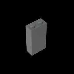 GDS-1405 - Brick 1 x 2 x 3 with Bottom Stud Holder