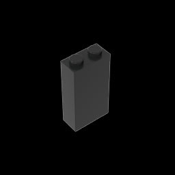 GDS-1405 - Brick 1 x 2 x 3 with Bottom Stud Holder