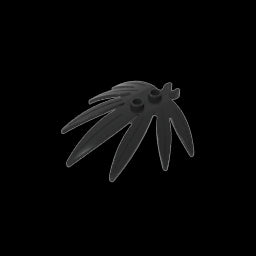 GDS-1443 - Plant, Leaves 6 x 5 Swordleaf with Clip (thick open O clip)