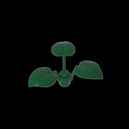 GDS-1449 - Plant, 1 x 1 x 2/3 - 3 Large Leaves