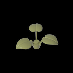 GDS-1449 - Plant, 1 x 1 x 2/3 - 3 Large Leaves