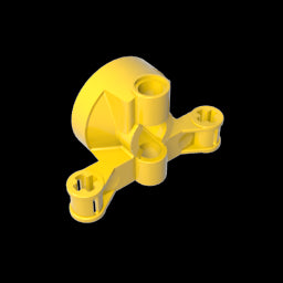 GDS-1466 - Technic Steering Wheel Hub Holder with 2 Pin Holes and 2 Axle Holes