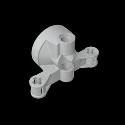 GDS-1466 - Technic Steering Wheel Hub Holder with 2 Pin Holes and 2 Axle Holes