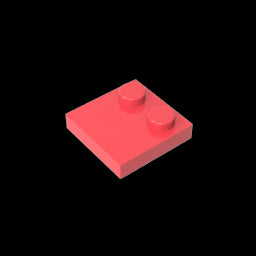 GDS-1483 - Plate Special 2 x 2 with Only 2 studs