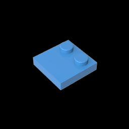 GDS-1483 - Plate Special 2 x 2 with Only 2 studs