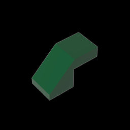 GDS-1484 - Slope 45 Degrees 2 x 1 with 2/3 Inverted Cutout and no stud