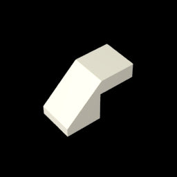 GDS-1484 - Slope 45 Degrees 2 x 1 with 2/3 Inverted Cutout and no stud