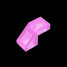 GDS-1484 - Slope 45 Degrees 2 x 1 with 2/3 Inverted Cutout and no stud