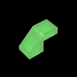 GDS-1484 - Slope 45 Degrees 2 x 1 with 2/3 Inverted Cutout and no stud