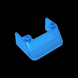 GDS-1487 - Windscreen 3 x 4 x 1 1/3 with 2 Studs on Top