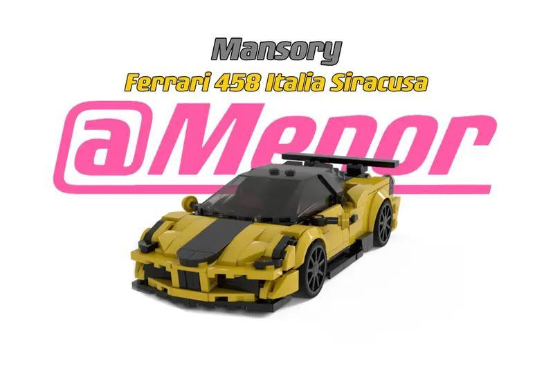 LEGO MOC jive Ferrari 458