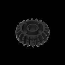 GDS-1497 - Technic Gear 20 Tooth Double Bevel with Clutch on Both Sides