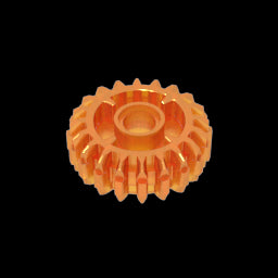 GDS-1497 - Technic Gear 20 Tooth Double Bevel with Clutch on Both Sides