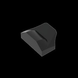 GDS-1507 - Wedge Curved 1 x 2 x 2/3 No Studs, Wing End
