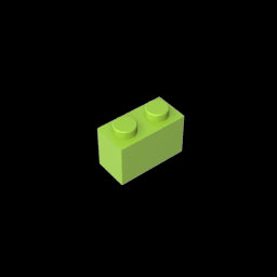 GDS-1545 - Brick 1 x 2 without Bottom Tube