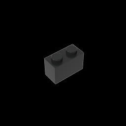 GDS-1545 - Brick 1 x 2 without Bottom Tube