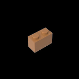 GDS-1545 - Brick 1 x 2 without Bottom Tube