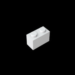 GDS-1545 - Brick 1 x 2 without Bottom Tube