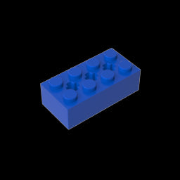 GDS-1565 - Brick Special 2 x 4 with 3 Axle Holes