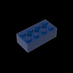 GDS-1565 - Brick Special 2 x 4 with 3 Axle Holes