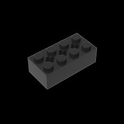 GDS-1565 - Brick Special 2 x 4 with 3 Axle Holes