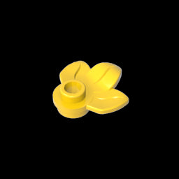GDS-1576 - Plant, Plate 1 x 1 Round with 3 Leaves