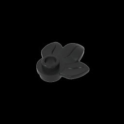 GDS-1576 - Plant, Plate 1 x 1 Round with 3 Leaves