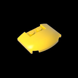 GDS-1577 - Slope Curved 3 x 4 x 2/3 Triple Curved with 2 Sunk Studs
