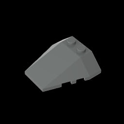 GDS-1584 - Wedge Sloped 4 x 4 Triple, No Stud Notches