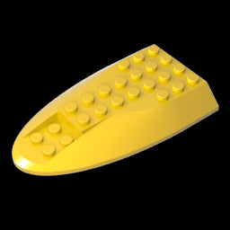 GDS-1586 - Aircraft Fuselage Curved Aft Section 6 x 10 Top