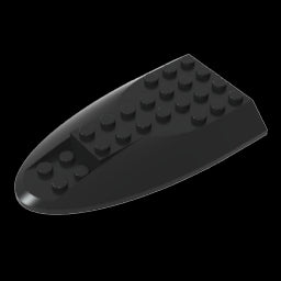 GDS-1586 - Aircraft Fuselage Curved Aft Section 6 x 10 Top