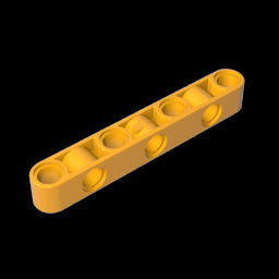 GDS-1592 - Technic Beam 1 x 7 Thick with Alternating Holes