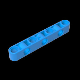 GDS-1592 - Technic Beam 1 x 7 Thick with Alternating Holes