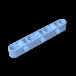 GDS-1592 - Technic Beam 1 x 7 Thick with Alternating Holes