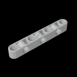 GDS-1592 - Technic Beam 1 x 7 Thick with Alternating Holes
