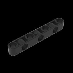 GDS-1592 - Technic Beam 1 x 7 Thick with Alternating Holes