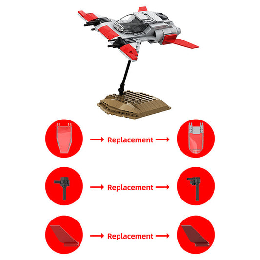MOC-140526 Mandalorian Season 3 Pirate Fighter