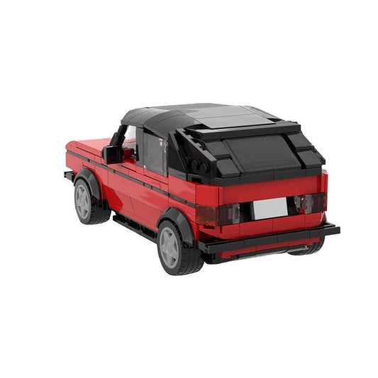 MOC-47366 Penny's Car - the red VW Golf 1 Cabrio from Big Bang Theory