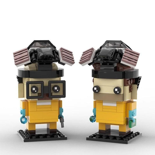 MOC-22534 Breaking Bad Brickheadz Collection - Walter White & Jesse Pinkman