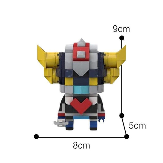 MOC-77462 Lego Brickheadz Robot Pack Mazinger Z,Great Mazinger,Goldrake