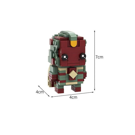 MOC-79725 Vision Brickheadz LEGO MOC - Marvel Studios WandaVision